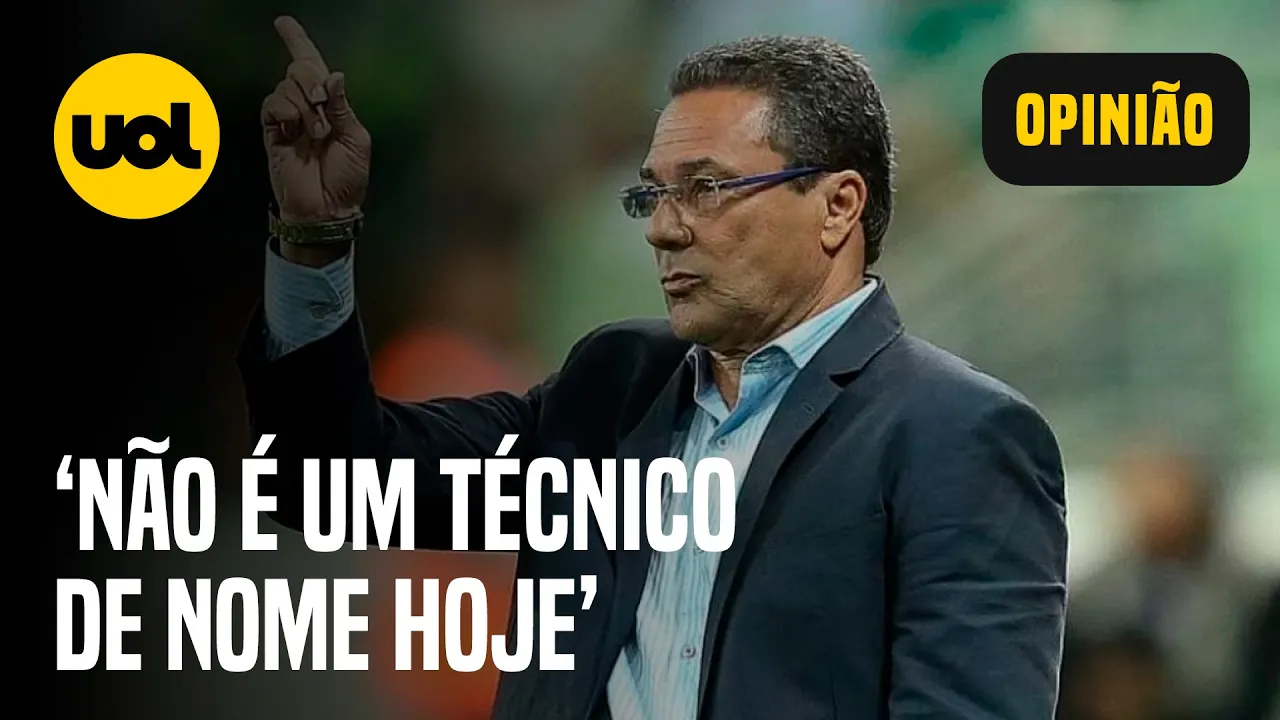 CASAGRANDE ELOGIA CARREIRA DE VANDERLEI LUXEMBURGO, MAS DIZ: 'NÃO É TÉCNICO DE NOME HOJE'