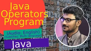 Java operators program Java tutorials in English