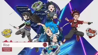 slowed beyblade x opening 3 rise tomorrow x together