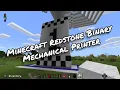 MINECRAFT REDSTONE BINARY PRINTER
