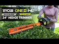 RYOBI 18V ONE HP brushless WHISPER SERIES Hedge Trimmer