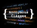 Creating an Anonymous Class