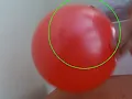 red ball detected opencv python