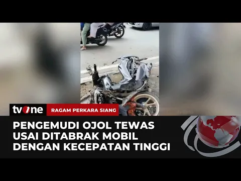 Mobil Tabrak Motor, Pengemudi Ojol Tewas di Tempat