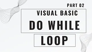 Visual Basic Do While Loop