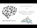 mlcourse ai Lecture 3 Decision trees Part 2 Practice