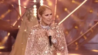 celine dion live performance im alive elie saab fashion show riyadh 13th november 2024