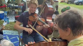 Bob-tailed Mule - Ben Kiser and Karen Celia Heil fiddles