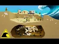 Lagu Trapped in an Ancient Dinosaur Cave  - Tsunami Lego Dam Breach - Archaeologist Flood Disaster