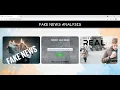 Fake News Analysis using NLP