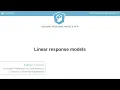 R Tutorial Linear response models