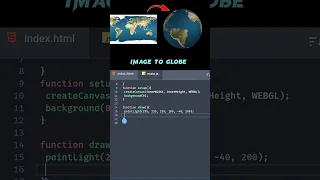 Create Earth Animation using P5 Javascript html5 canvas