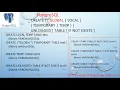 PostgreSQL Create UNLOGGED Table TEMP TABLE IF NOT EXISTS TABLE CREATE TEMPORARY TABLE VD