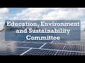 2026 07 29 Education Environment Sustainability Committee Meeting