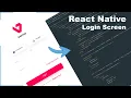 React Native LOGIN SCREEN UI Let s Code - Design To Code