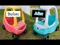 COZY COUPE MAKEOVER - DIY Toddler Volkswagen