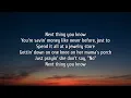Jordan Davis - Next Thing You Know (Lyrics)