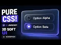 Neumorphic Radio Buttons HTML CSS