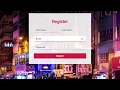 How To Create A Responsive Register Form in HTML and CSS