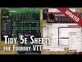 Tidy 5e Sheets - New Character Sheet for Foundry VTT v13