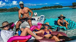 Shark Tries To Steal Girls Fish!! BUDDY BOATING Off Grid!! What Do We Do.. FLOATILLA PARTY!! S2:E49