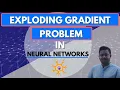 Exploding Gradient Problem Deep Learning Tutorial