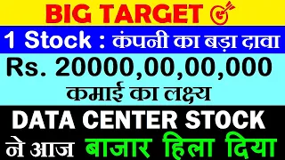 Data Center Stock ने आग लगादी🔥Super Breaking News🔥Mid Cap Stock Capex Ai🔥Sterlite Technologies STL