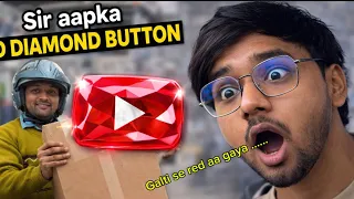 Wrong Diamond play Button delivery ￼🥲