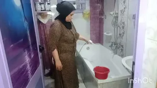 روتين تنظيف الحمام 