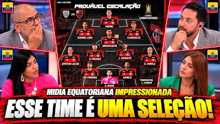 😂 MIDIA EQUATORIANA REAGE a ESCALAÇÃO do FLAMENGO e FICAM DESESPERADAS antes de DEL VALLE X FLAMENGO