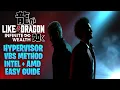 Hypervisor Bypass Tutorial VBS Like A Dragon Infinite Wealth Easiest Method