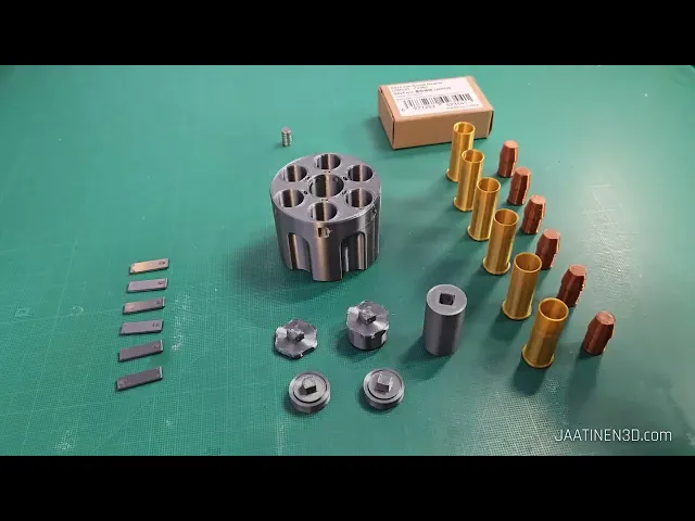Revolver Cylinder Fidget Spinner Toy video thumbnail