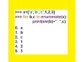 Python List Enumeration
