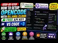 How to Setup OpenCode With Ollama Cloud FREE API Key in VS Code - Get FREE UNLIMITED AI