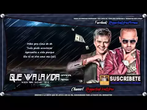 Download MP3 Que Viva La Vida (Remix) (Con Letra) - Wisin Ft Michel Teló