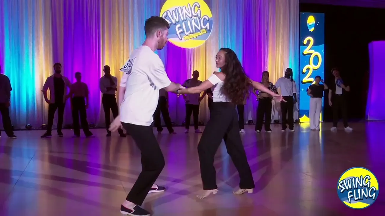 Swing Fling 2024 All Star Strictly Swing Aidan Keith Hynes & Rachel Phelps