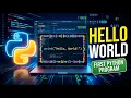 Python Hello World Program First Python Program for Beginners Learn Python