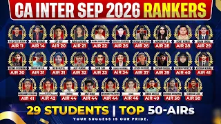 CA Inter Sep 2026 Result | ICAI Result Sep 2026 | Congratulations to All CA Aspirants! ❤️🔥