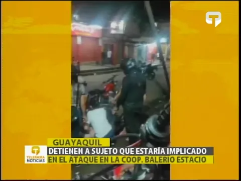 Detienen a sujeto que estaría implicado en el ataque en la Coop. Balerio Estacio