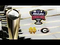 2025 Sugar Bowl - Notre Dame vs Georgia Playoff QF