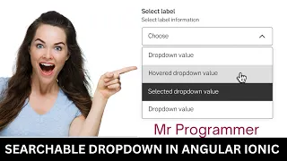 Searchable Dropdown in Angular Ionic Input SerachView Mr Programmer