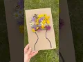 Spring Nature Craft with Flowers for Kids Fun Outdoor Activity