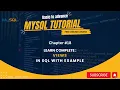 Chapter-18 Views in SQL with example MySQL database