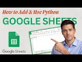 How to Add Use Python in Google Sheets Updated 2026 Step-by-Step Beginner Guide