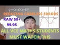 RAW 50 METHODS VCE - You MUST AVOID these CARELESS ERRORS