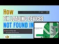 How To Fix Loading Devices Not Found in Android Studio