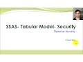 SSAS Tabular Model-Security-Part-2-Dynamic Security