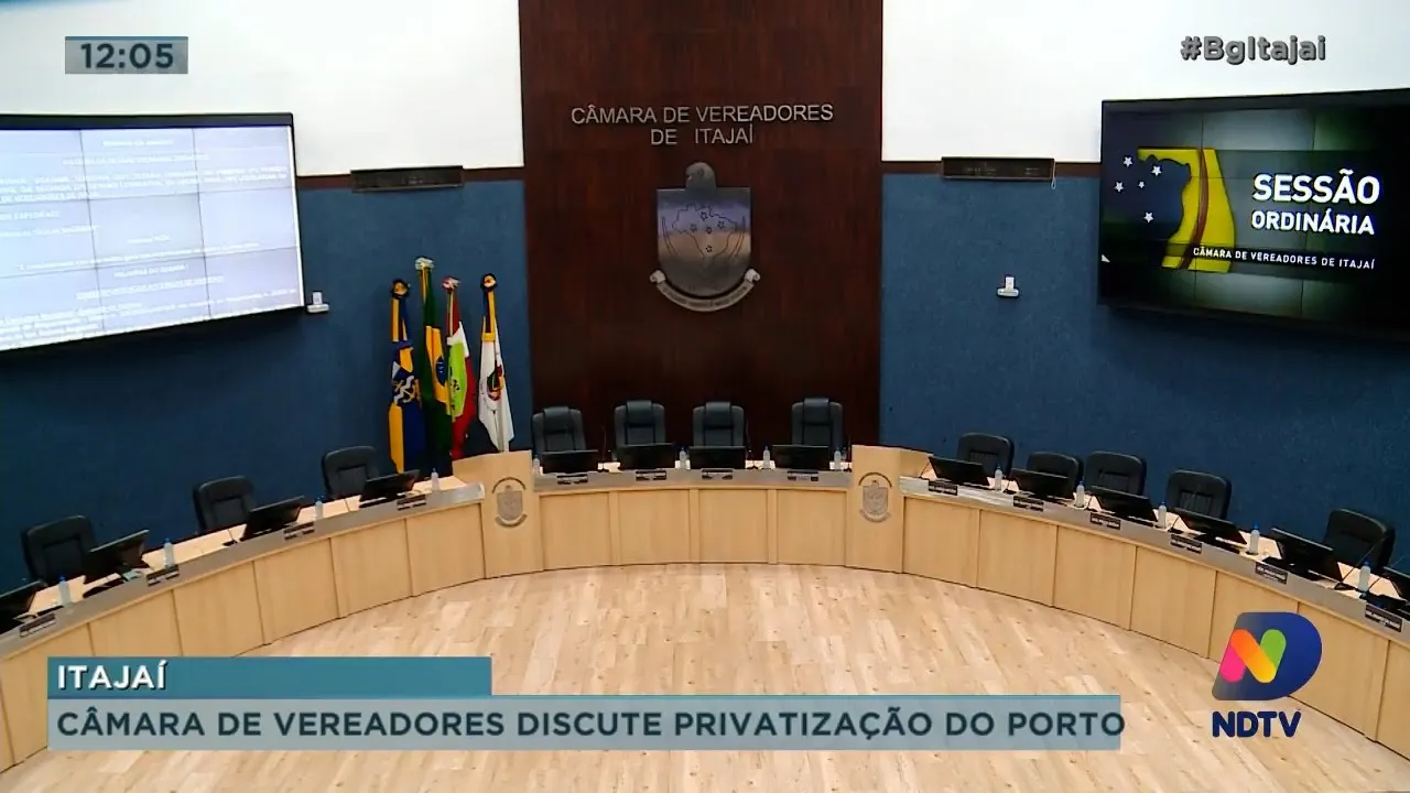 Câmara de Vereadores de Itajaí discute privatização do porto