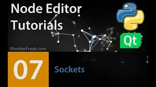 Node Editor Tutorial 07 How to implement Sockets