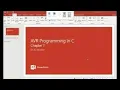 Chapter 7 AVR programming in C
